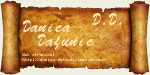 Danica Dafunić vizit kartica